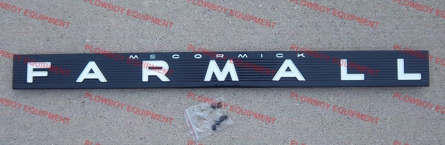 Set of 2 Side Emblems for Farmall International IH 504 656 706 806 1206 377796R1