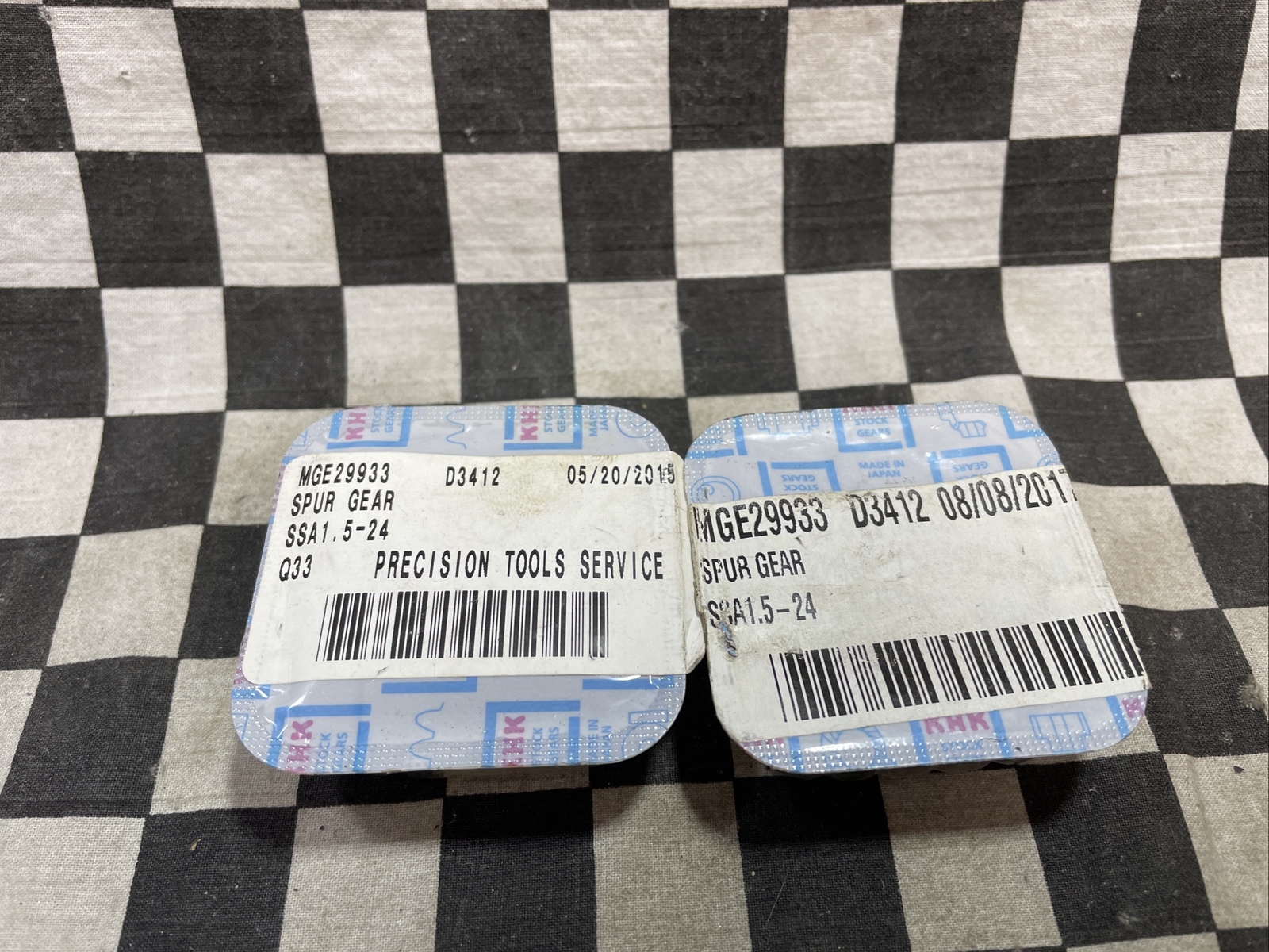SSA1.5-24, SSA1524, MGE29933, SPUR GEAR, LOT OF 2, SHIPSAMEDAY