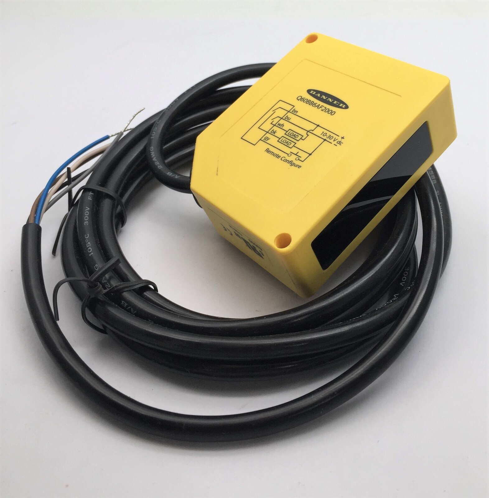 Banner Engineering 63000 Q60BB6AF2000 Photoelectric Sensor Q60 Series