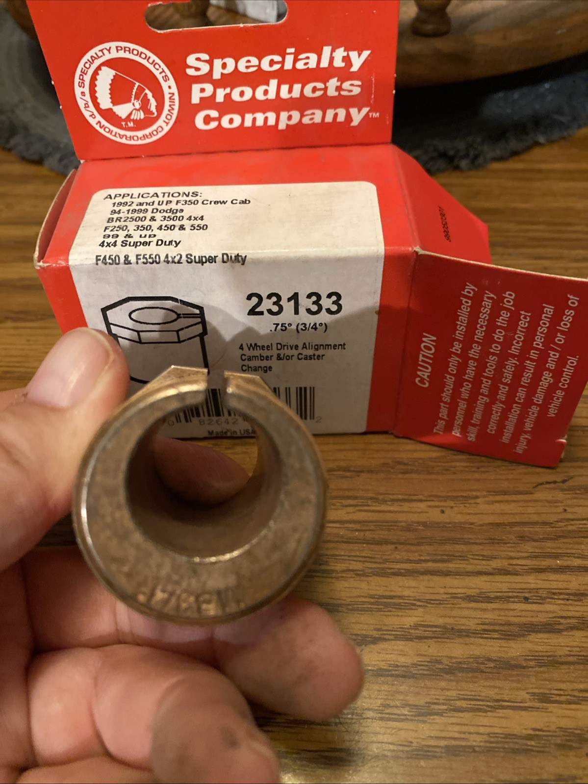 (1265) Specialty Products Company SPC 23133 3/4° 4X4 Cam/Cas Slv