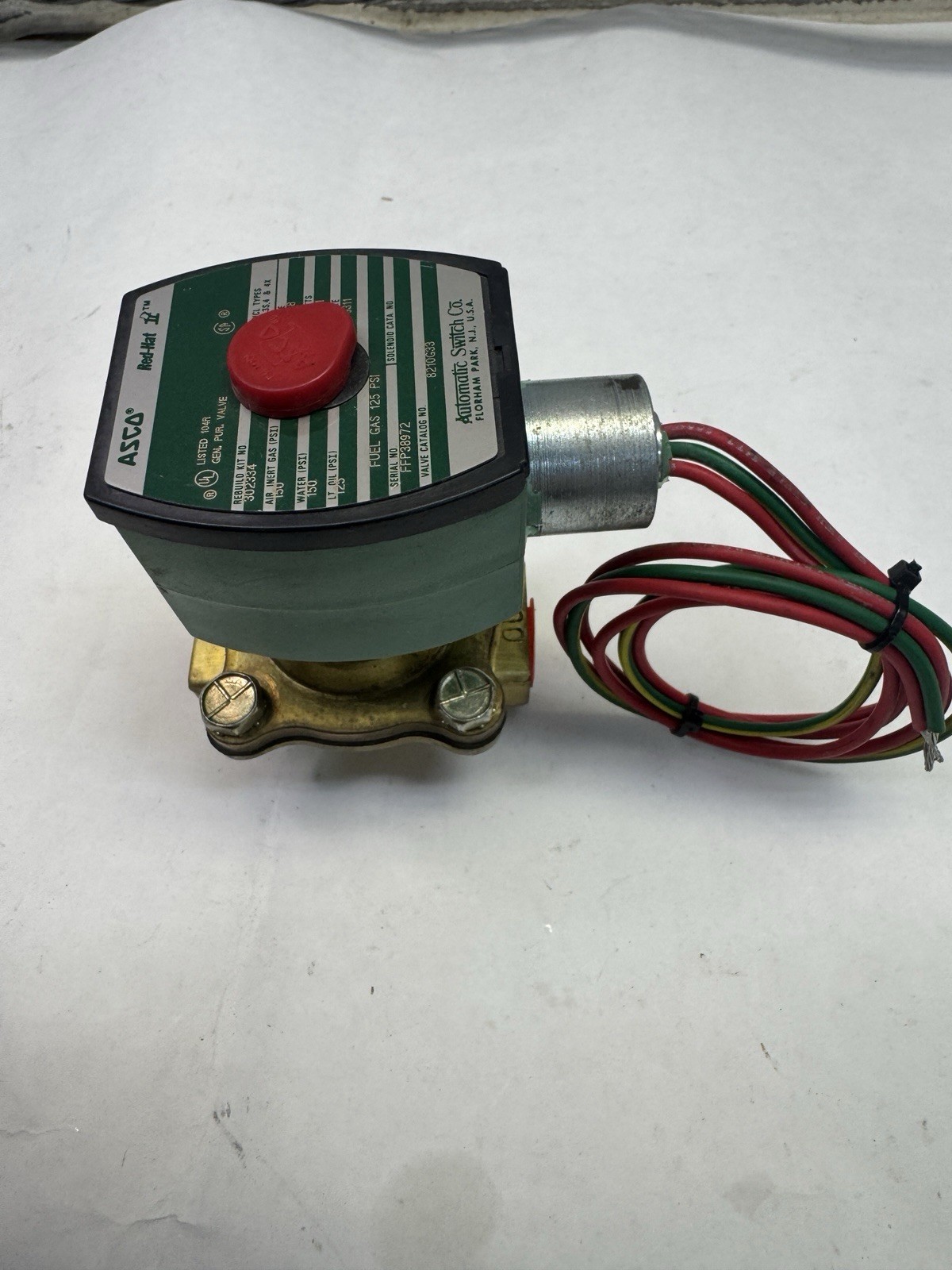 ASCO 8210G33 110/120V 125-150PSI 3/8″