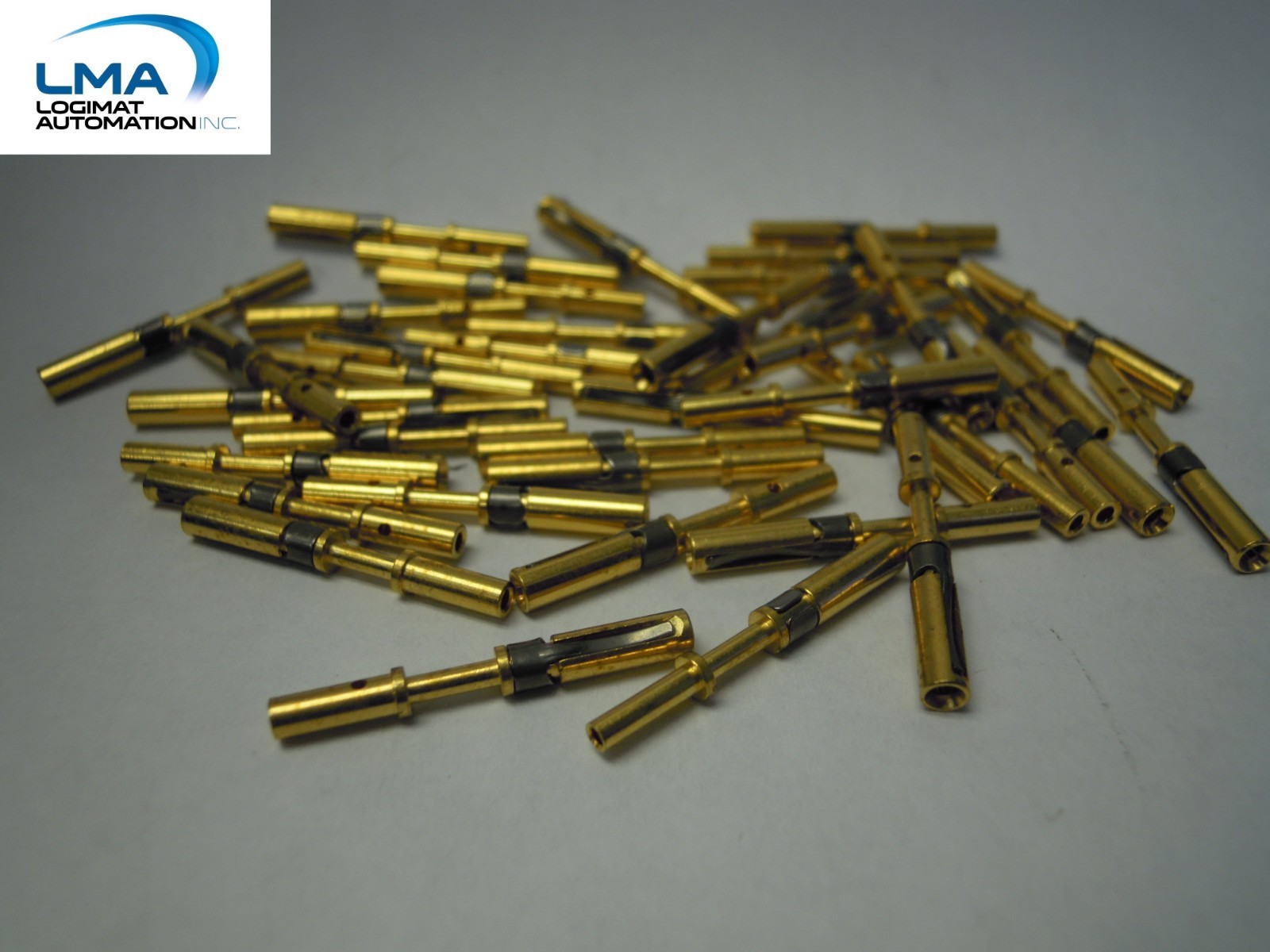 20 x female CRIMP SOCKET CONTACT GOLD PIN CONNECTOR 2mm x 27mm LOT ***NEW