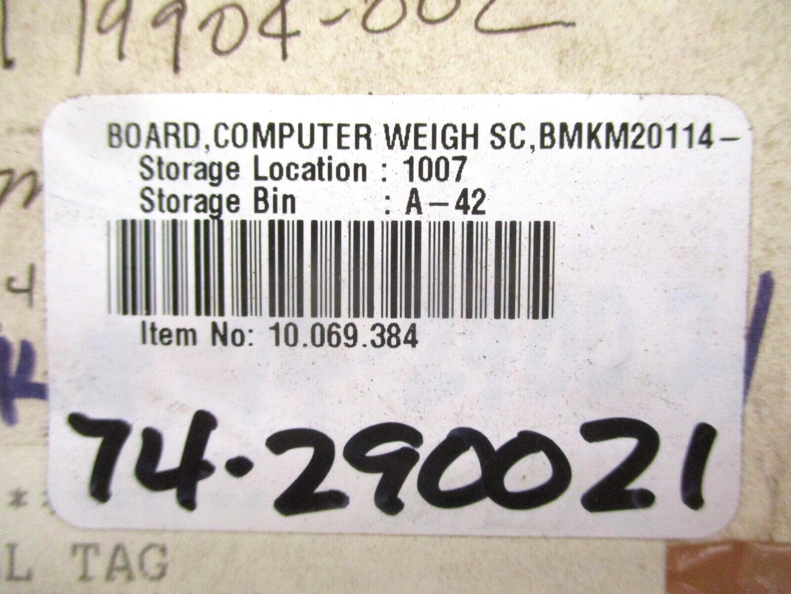 SEG 117A SEG 117A CTS 041 BMKM20114-1A BOARD COMPUTER WEIGH SC 49550HI