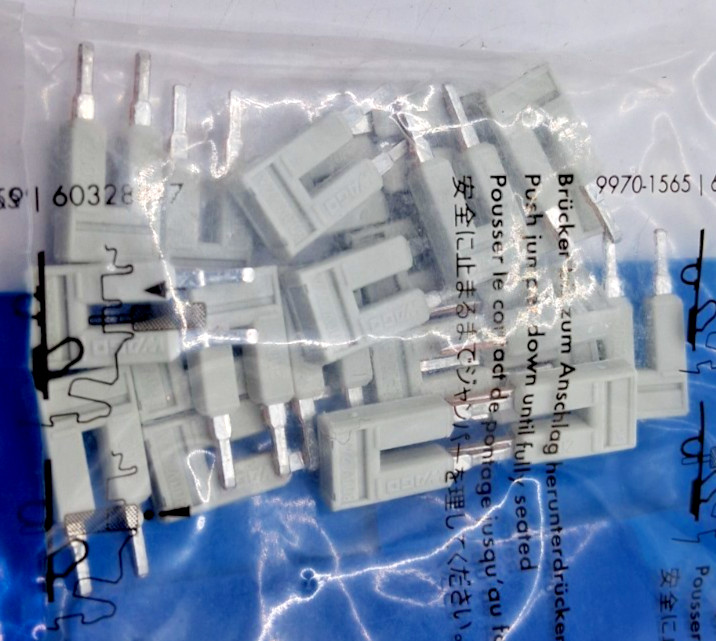 Wago 2002-402 Terminal Jumper Lot of 20