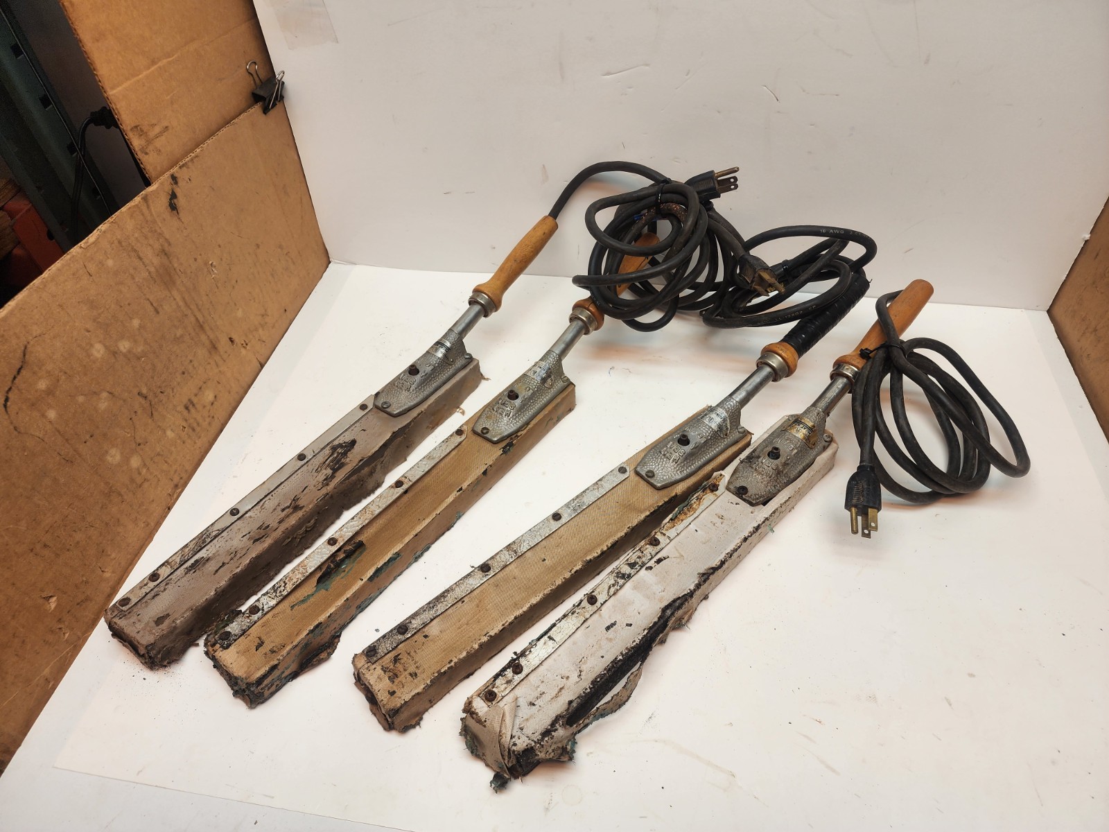 Heat Seal Large Hand Iron 2″ x 14″ Model 214 Variable Heat 650w Free Shipping