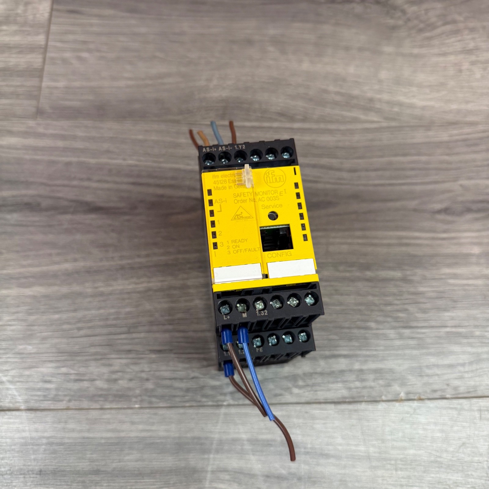 IFM Electronic AC003S AS-Interface Safety Monitor 1Ch EN60947 EN60204