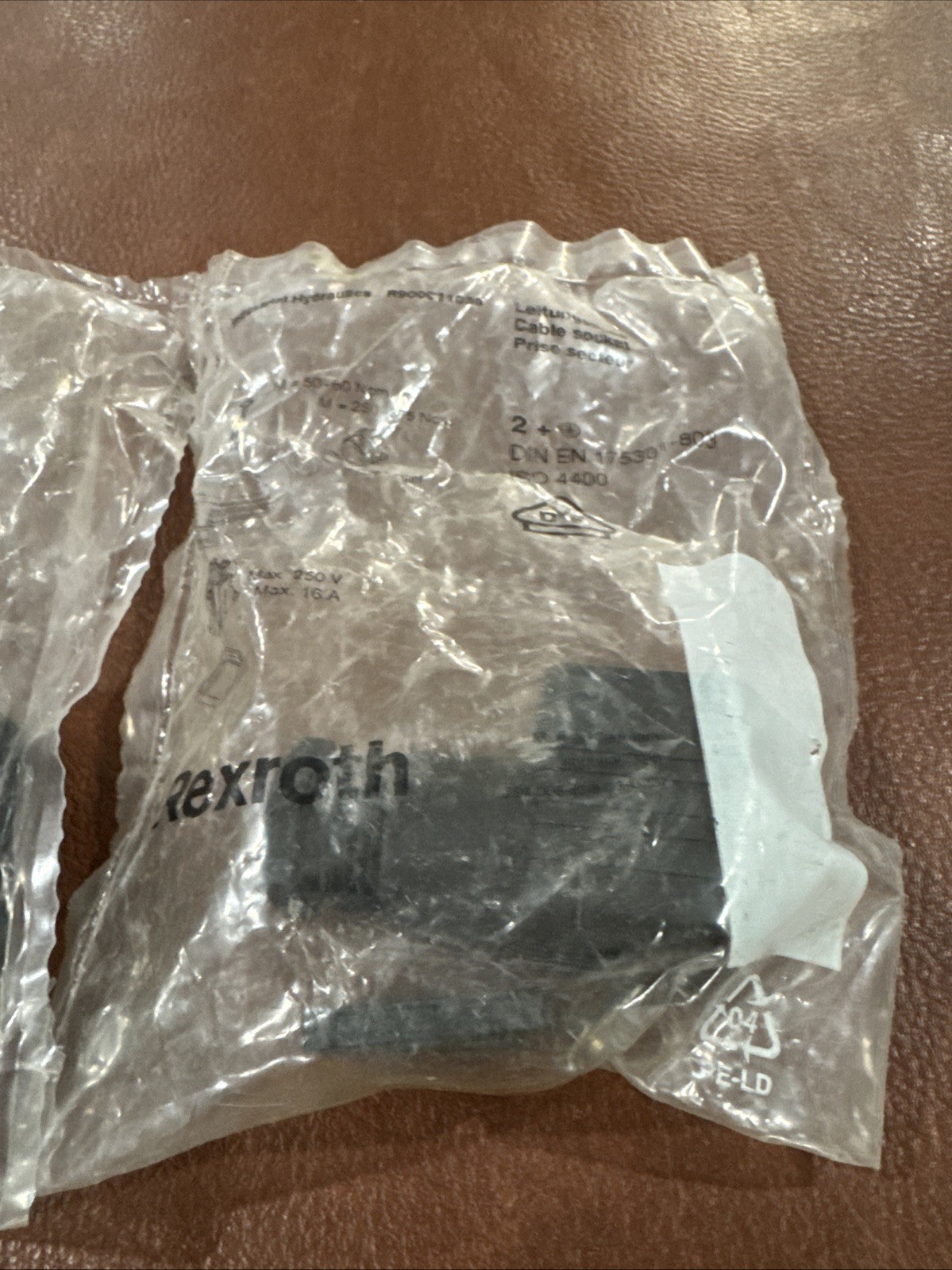 Lot of 2 Rexroth Bosch R900011039 Plug-In Connector Cable Socket ISO 4400