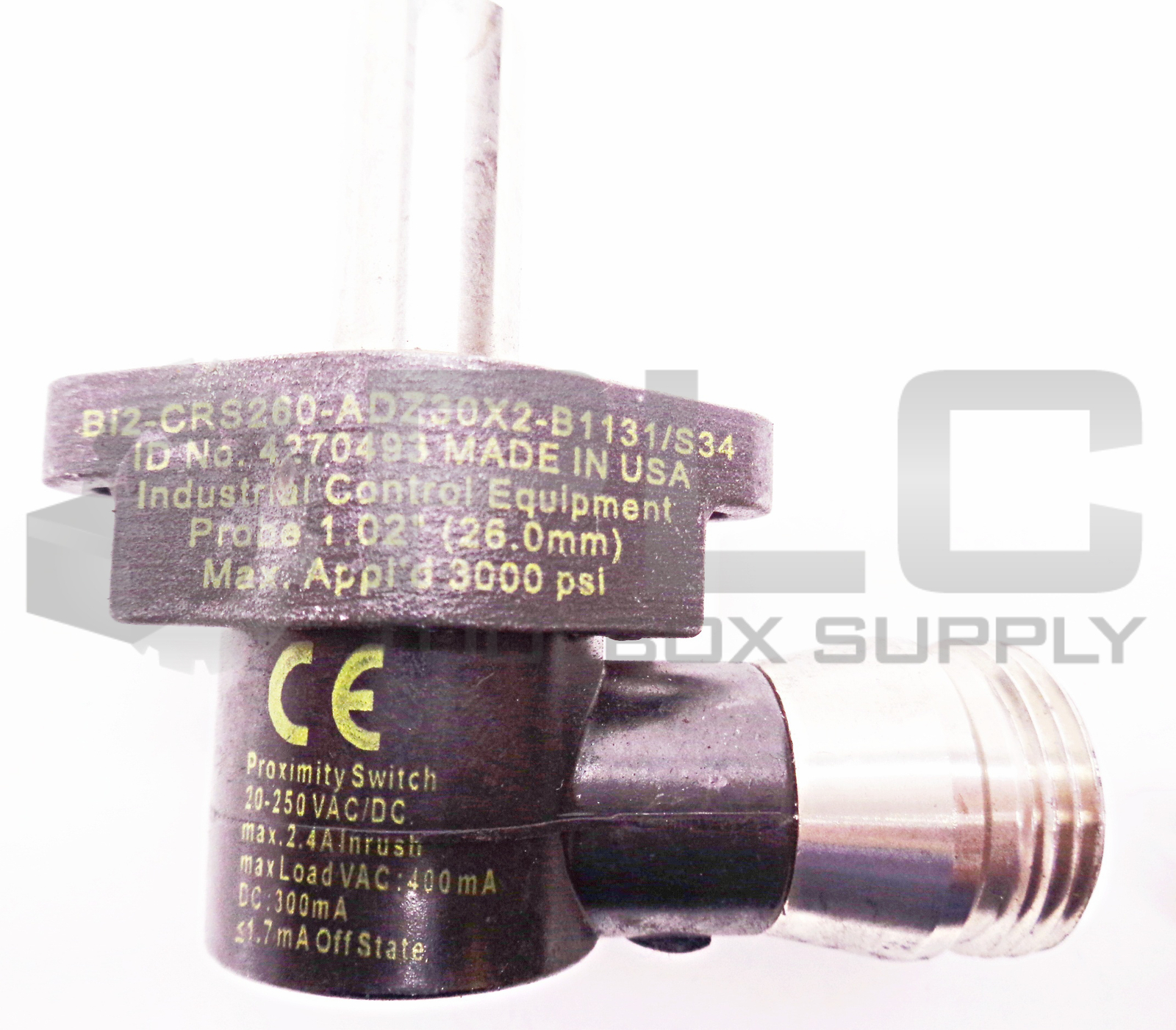 NEW TURCK ELECTRONIK B12-CRS260-ADZ30X2-B1131/S34 PROXIMITY SWITCH