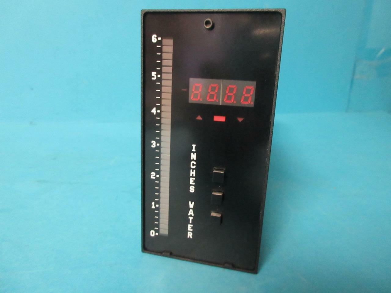 AMETEK DIXSON DISPLAY 0-6 ” INCHES WATER MODULE BTVRR1RLY1VDLXBB93203 BT033P