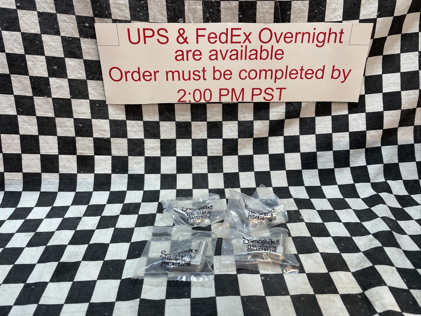 4x SWAGELOK Tube Butt Weld Union Elbow 3/8″, 316L-6TB7-9, SHIPSAMEDAY#1635P4