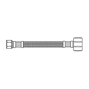 Kissler 88-2009 3/8 x 7/8 Toilet Connector 20 L 250 PSI