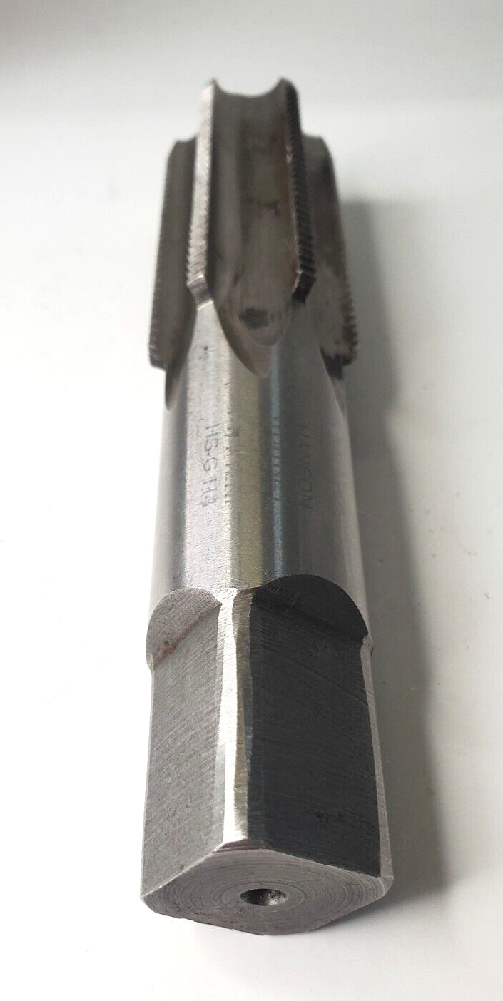 HANSON WHITNEY STRAIGHT PLUG TAP 37517 6 FLUTE RH 1-1/4″ 12NF 5-7/8″ L
