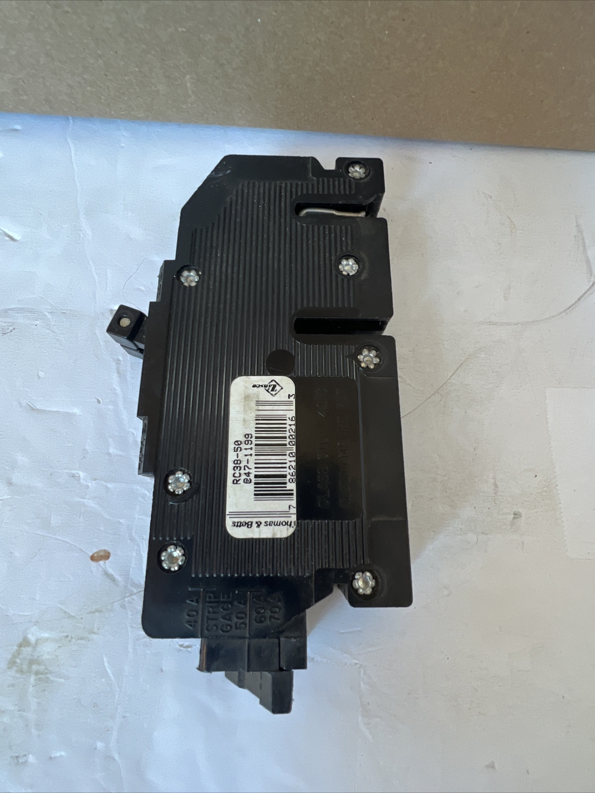 Thomas & Betts RC38 2 Pole 50A Circuit Breaker