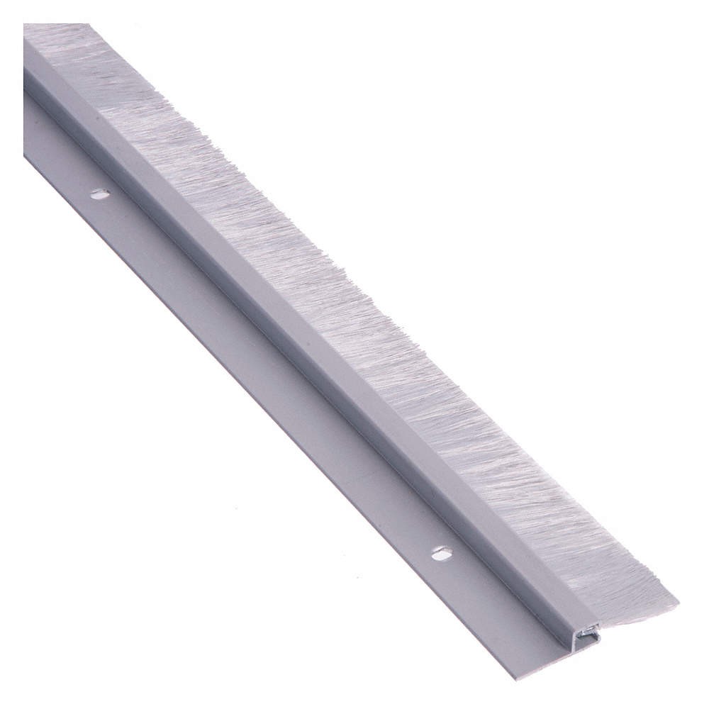 NATIONAL GUARD D608A-48″ Door Weatherstripping,Silver,4 ft L 53XZ96