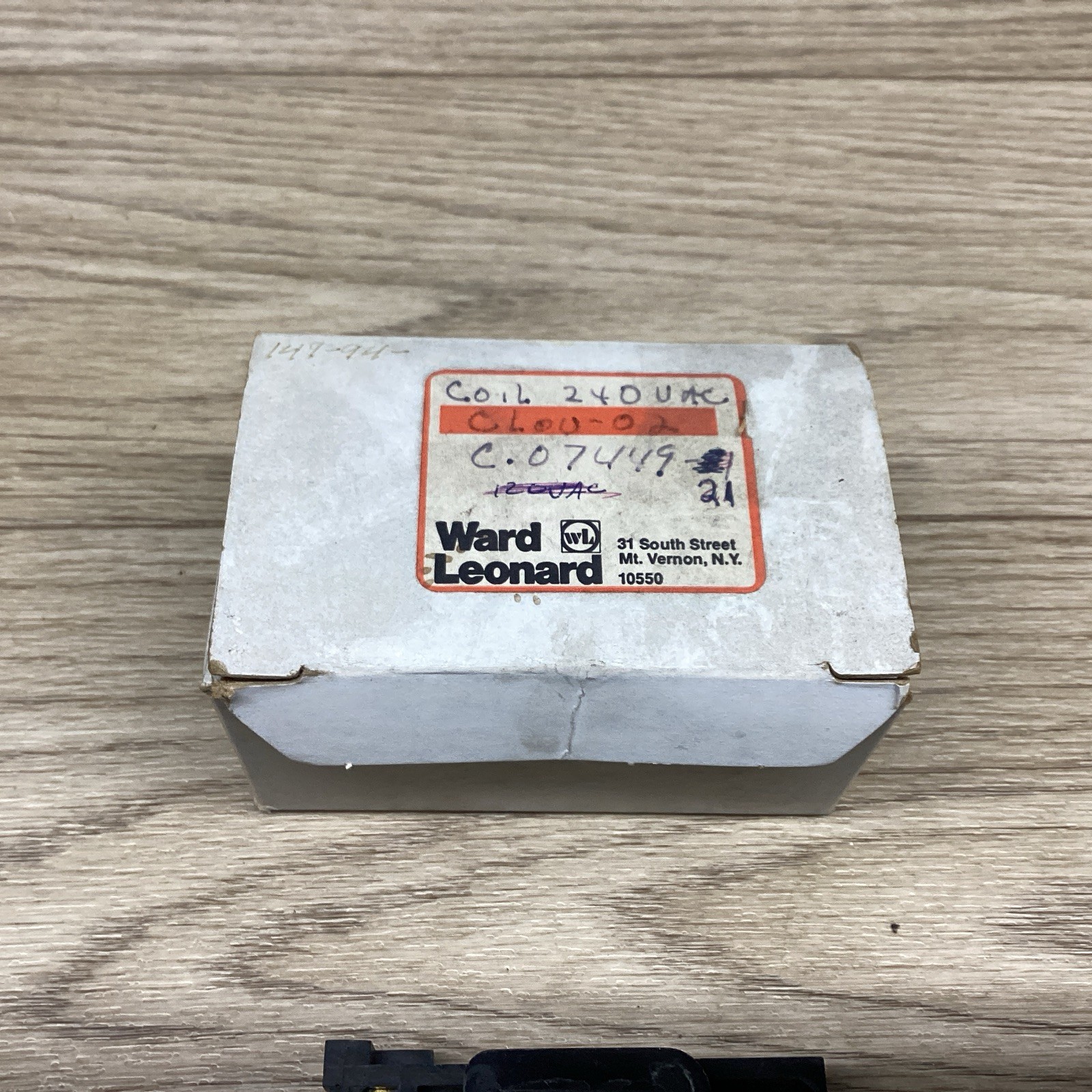 NOS WARD LEONARD 220V 50HZ 240V 60HZ C. 07449 OPERATING COIL #818PT145*CO