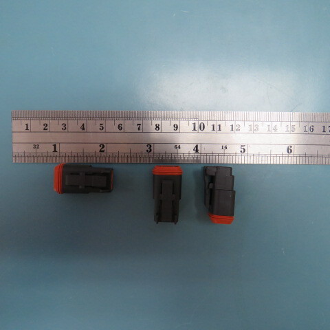 DEUTSCH DT06-2S-P012 Qty of 12 per Lot 2 position Rectangular Connectors – Ho