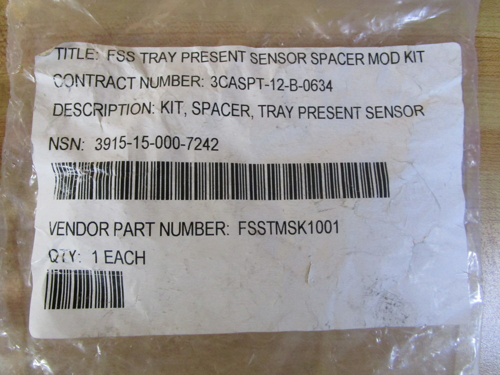 Generic FSSTMSK1001 Spacer Kit 3915-15-000-7242 (Pack of 100)