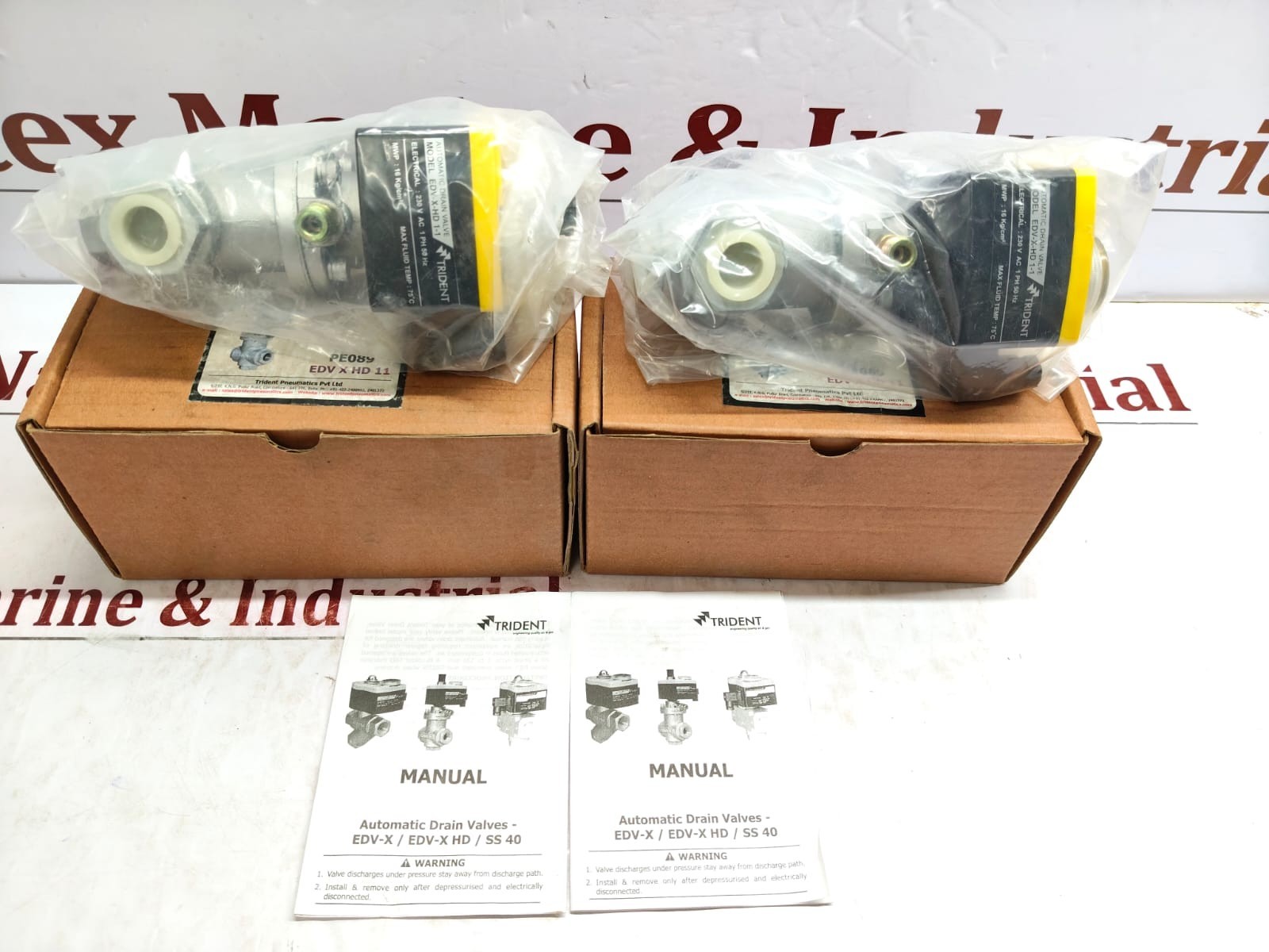 Trident EDV-X-HD 1-1 Automatic Drain Valve 230V Timer Type – New in Box,
