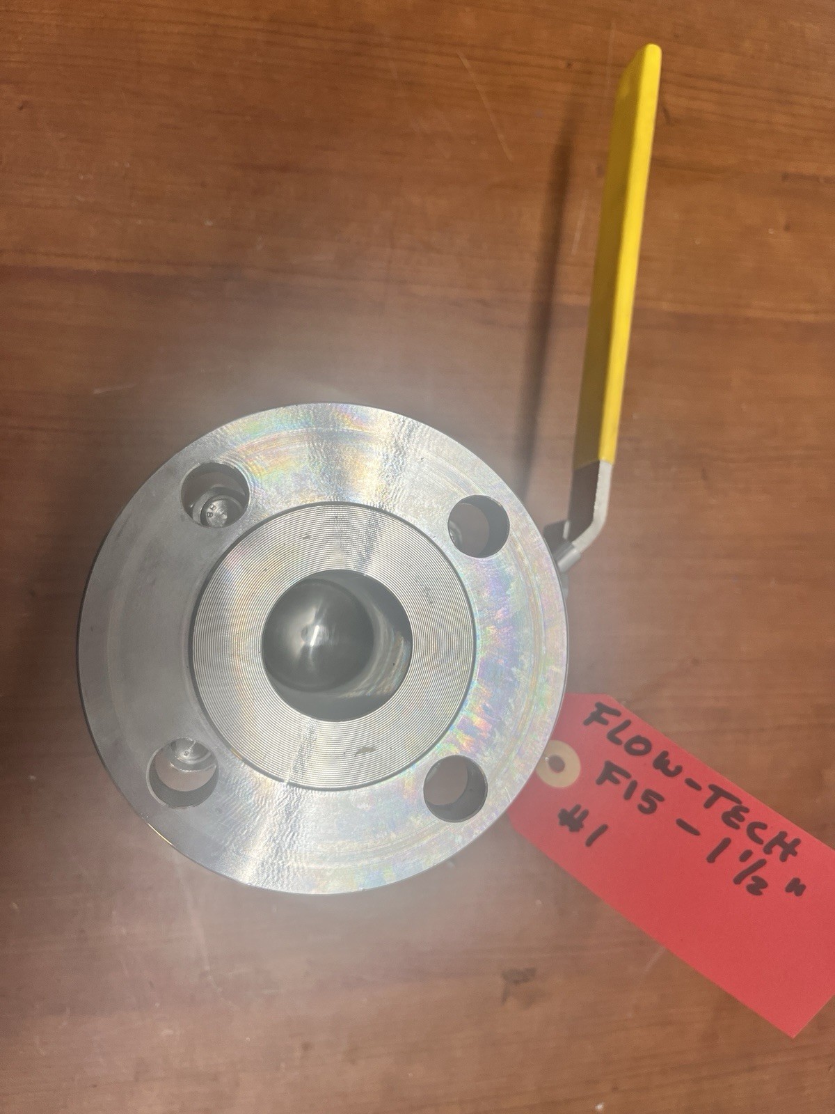 FLOW-TEK SS F15 1-1/2″ stainless VALVE 1-1/2-150 CF8M TFM-1600 275PSI 316 flange