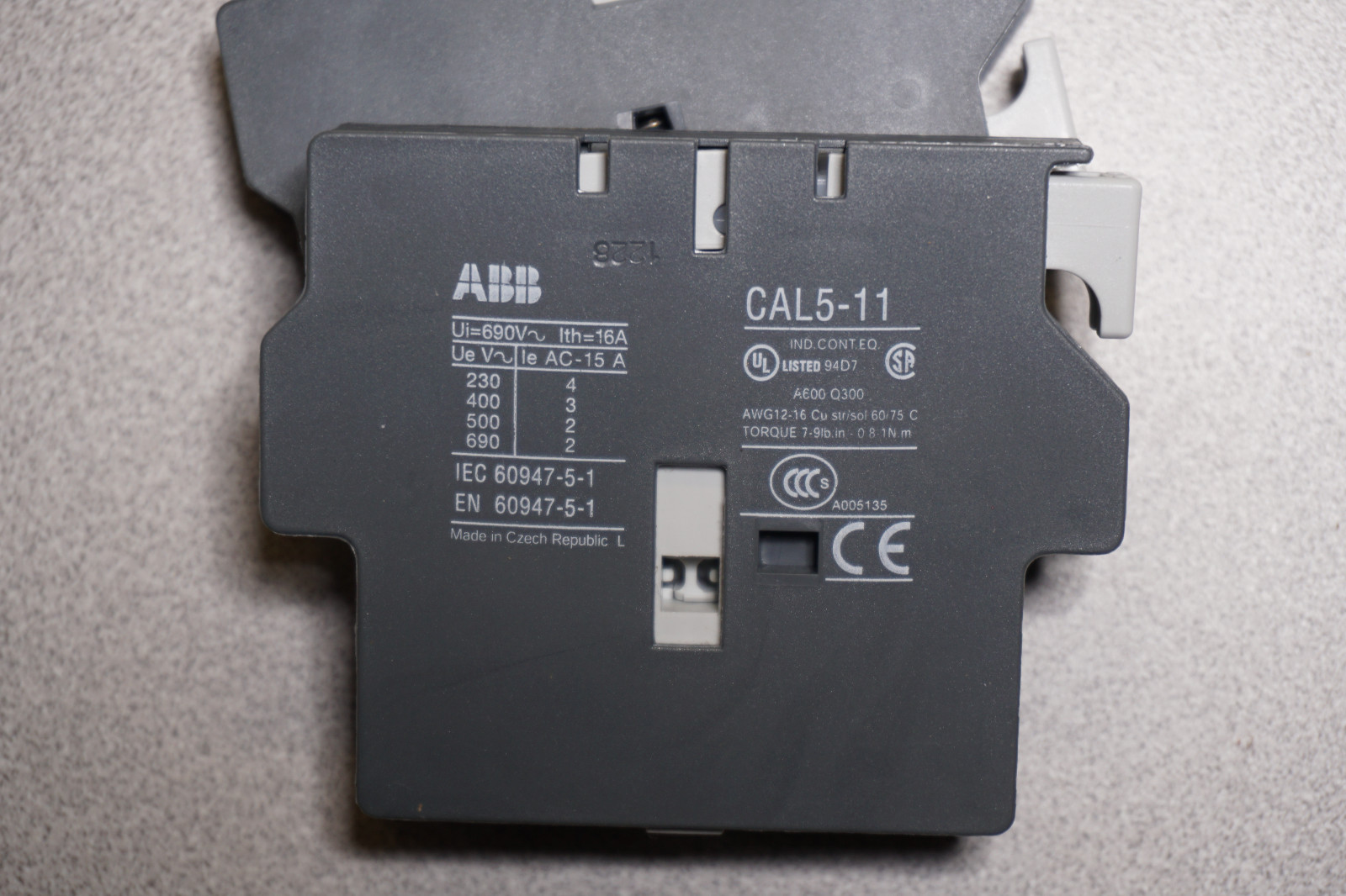 10pc (5 boxes of 2) lot ABB CAL5-11 AUXILIARY CONTACT