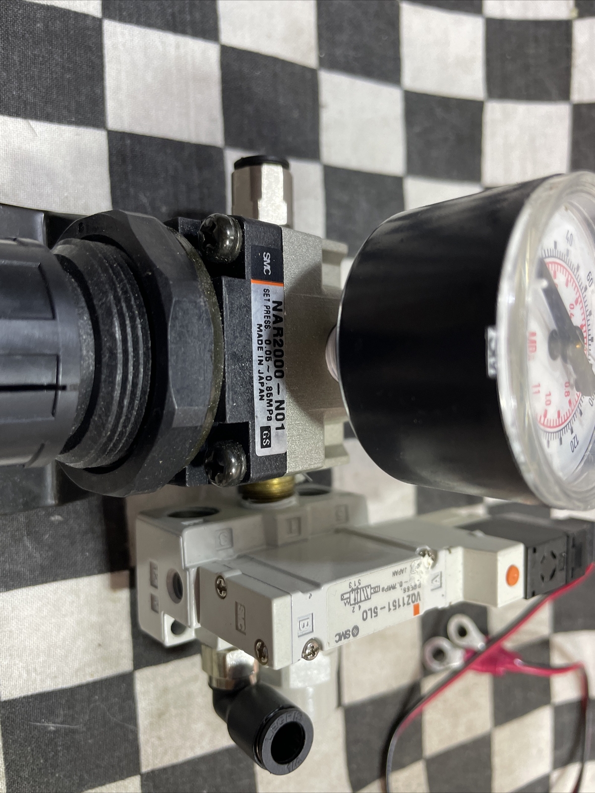 SMC NAR2000-N01, VQZ1151-5LO and AVS-5212-24D, Solenoid valve, SHIPSAMEDAY#136HW