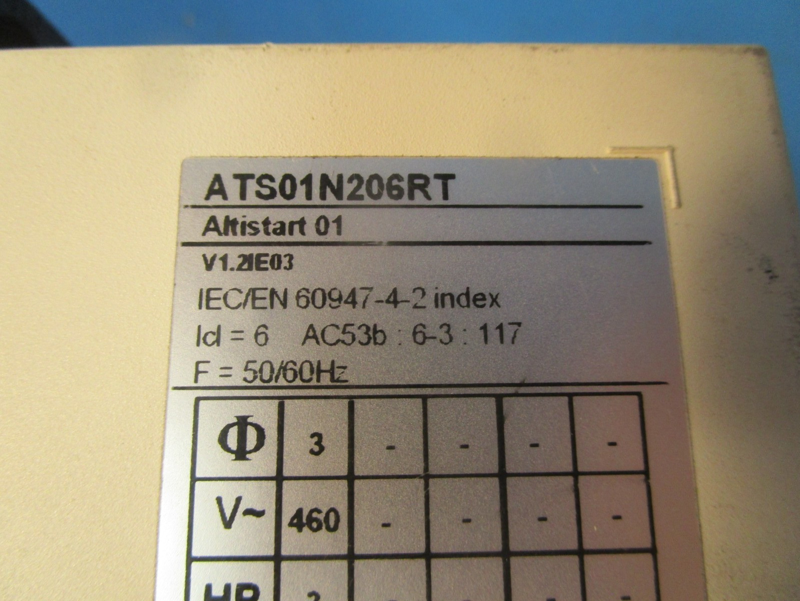 LOT OF 2 USED Schneider ATS01N206RT, Altistart Soft Starters, Soft Start / Stop