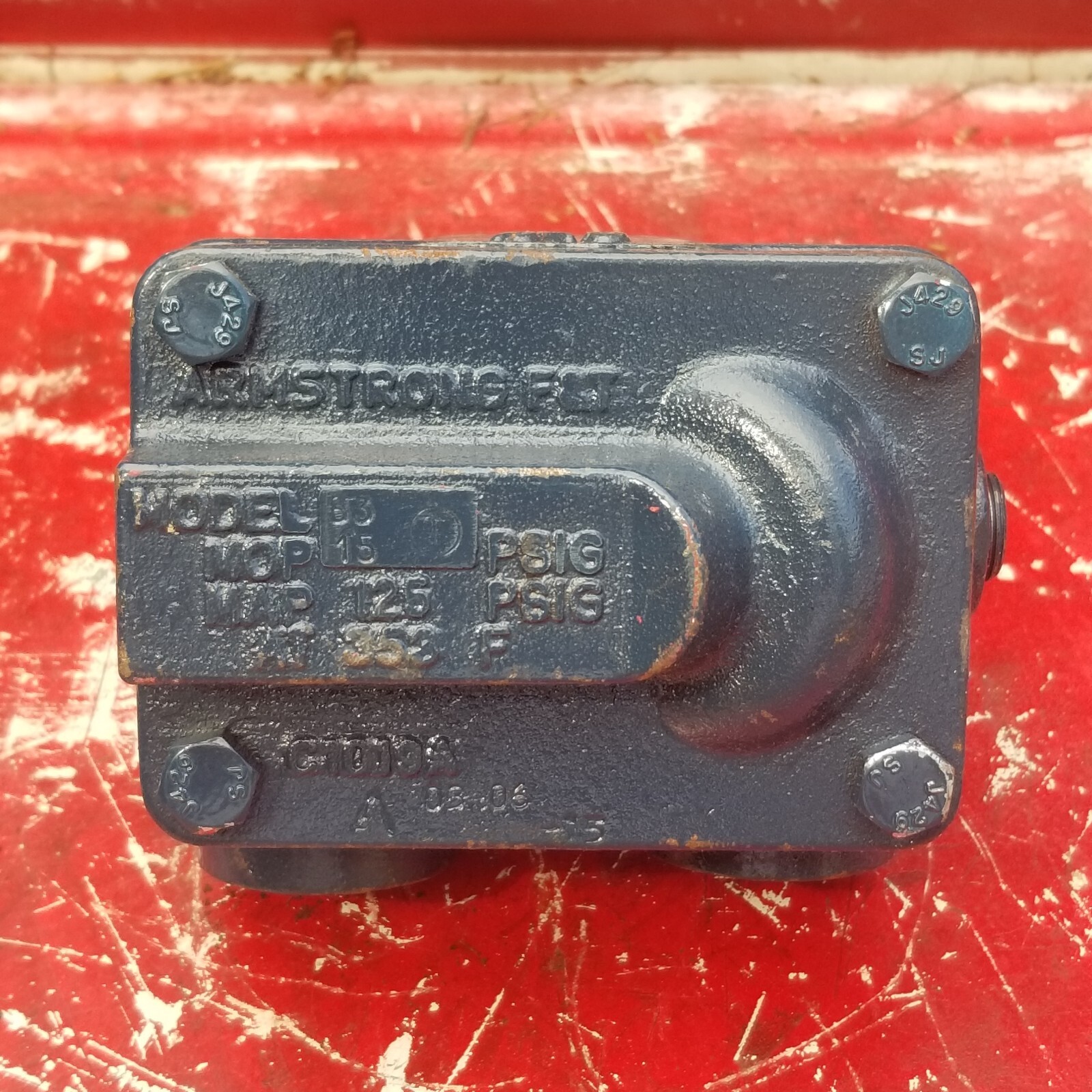 Armstrong F&T 15-B3 Steam Trap Model 15-B3 Mop 15 Map 125 PSIG
