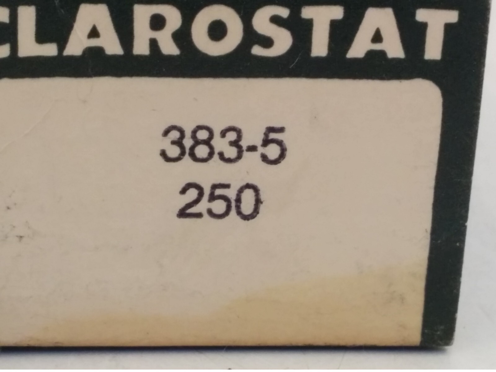VINTAGE CLAROSTAT 383-5-250-S CONTROL (LOT OF 3) NIB