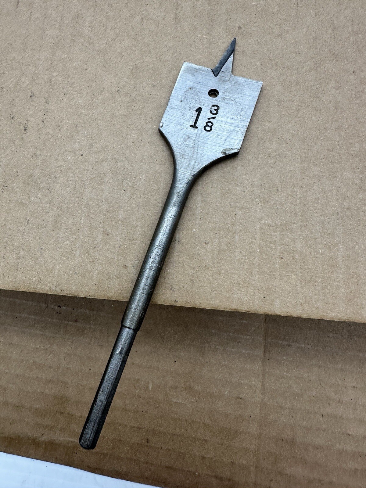 Vintage Irwin Wood Boring Electric Drill Bit Tool “88-PLUS” 1-3/8″ x 6″ Made USA