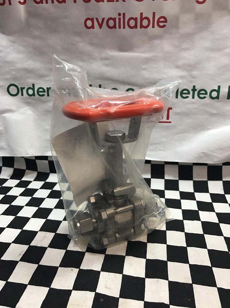 SWAGELOK Ball Valve 60 Series, 1/2″, SS-63CS8-EK-HL, SS63CS8EKHL, #1371A3