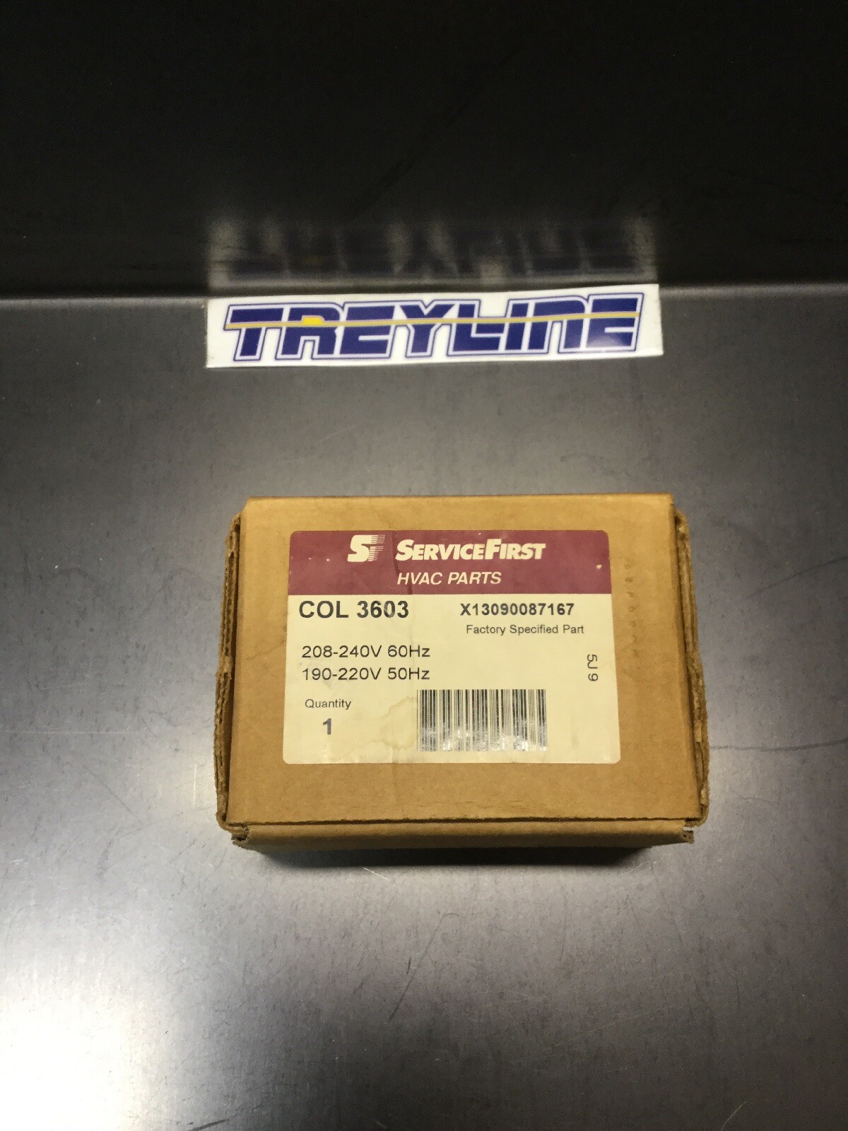 NEW, SERVICE FIRST, COL3603, COIL, 208-240V 60Hz, 190-220V 50Hz. (23B-4)