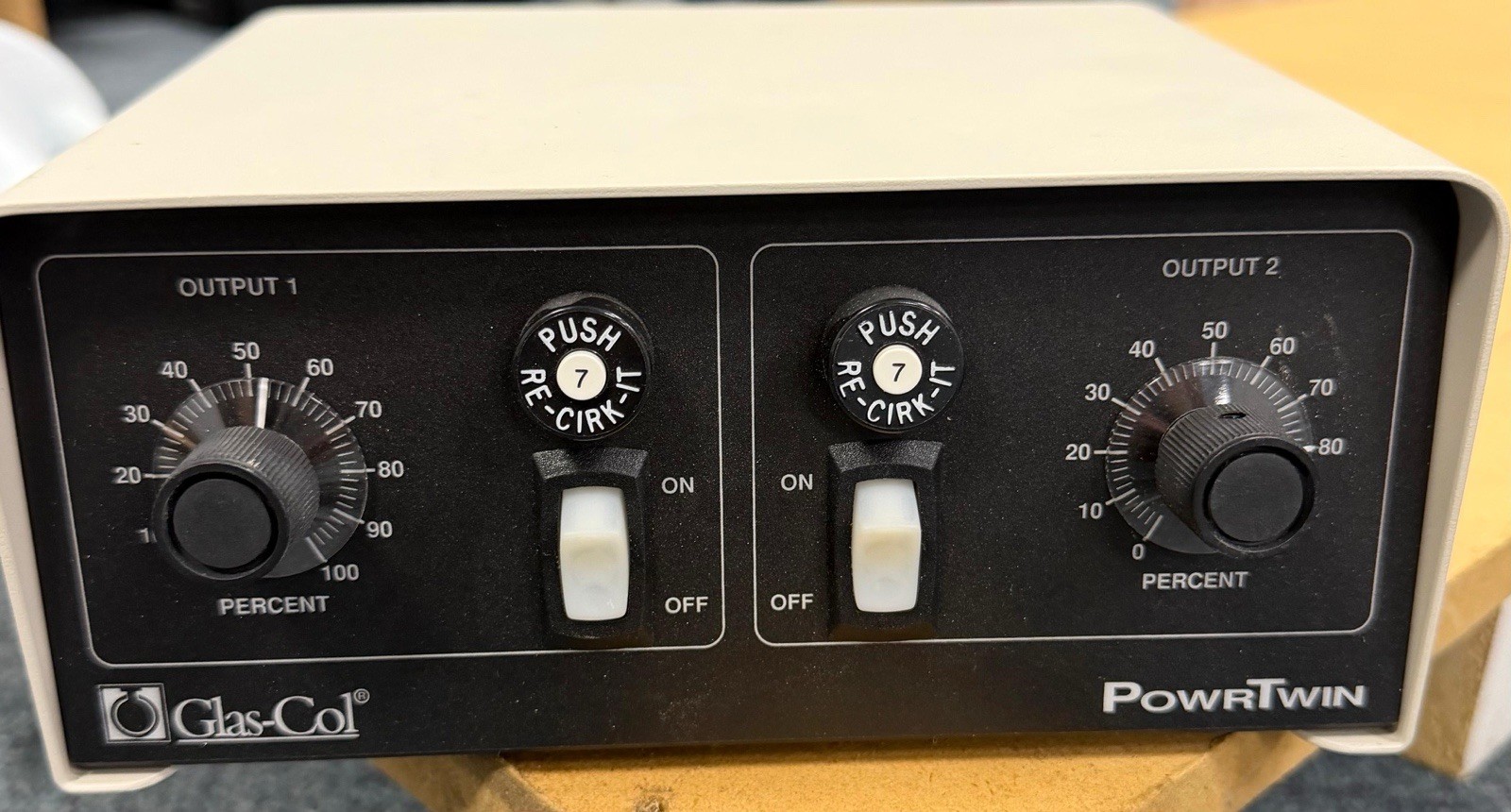 Glas-Col PowrTWIN Laboratory Controller (Dual Output)