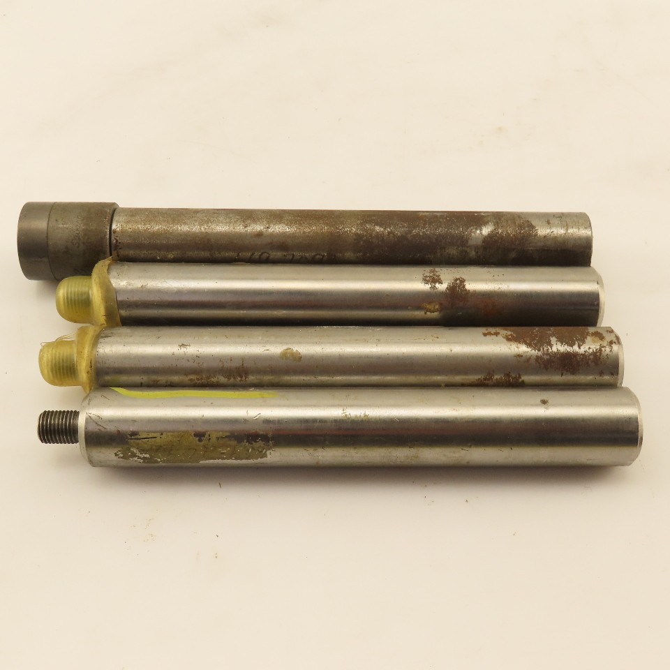 7/8″ Straight Shank Tool Extension Lot of 3/4″-24 Thread 6-1/2″ OAL Lot of 4