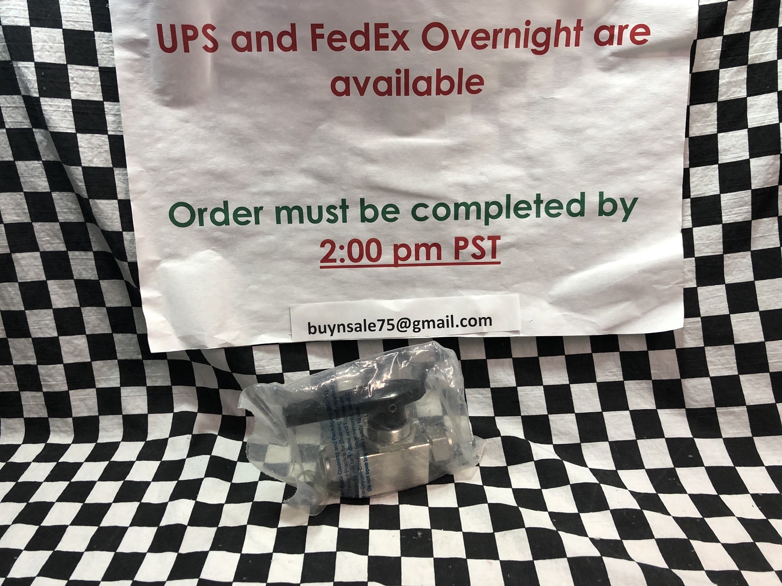 SWAGELOK BALL VALVE 3/4″,6.4 Cv, SC-11, SS-45S12-1466, SHIPSAMEDAY