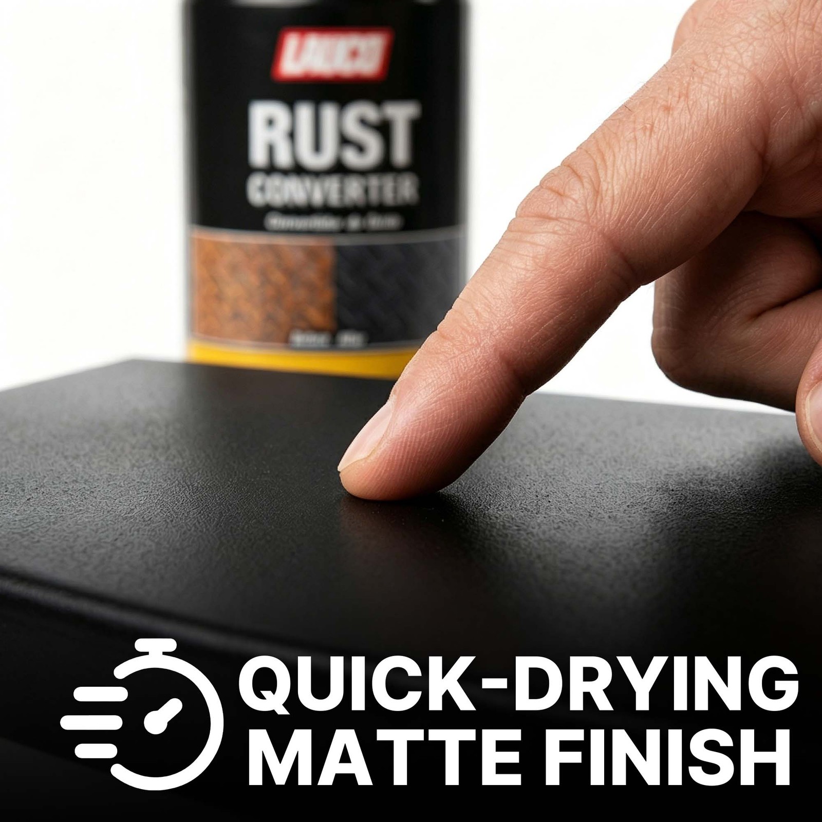 LAUCO Rust Converter Spray 13oz Pack of 1, Fast Dry Rust Remover & Converter