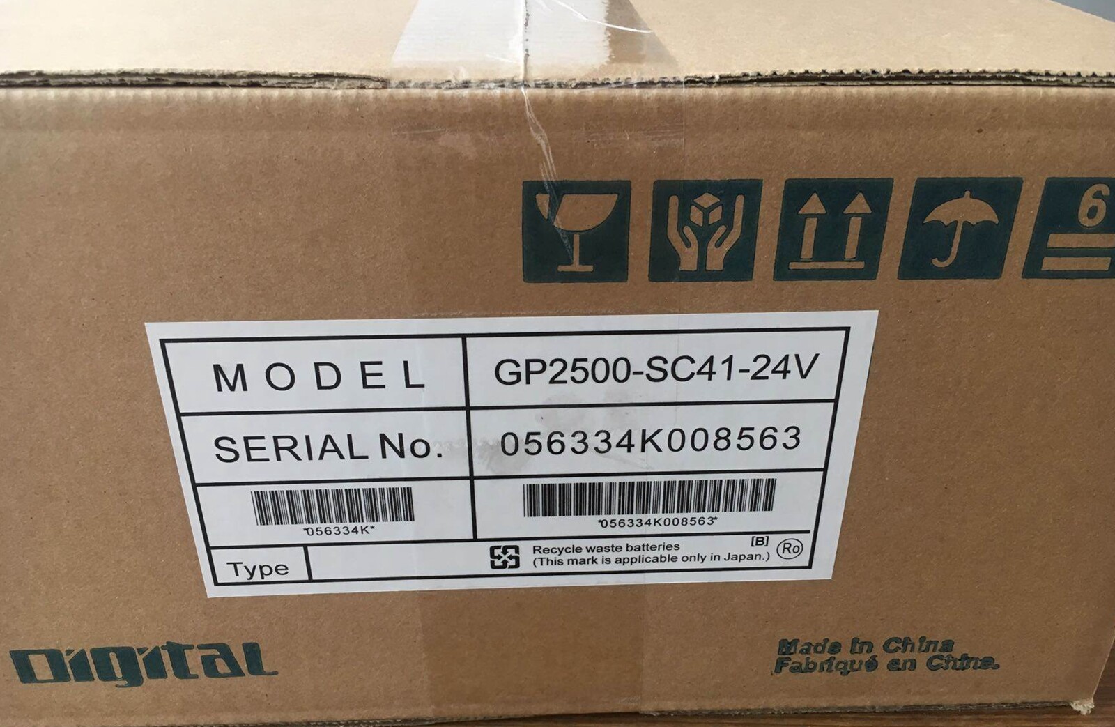 NEW GP2500-SC41-24V Proface HMI PLC Touch Screen Operator Panel Display DC24V
