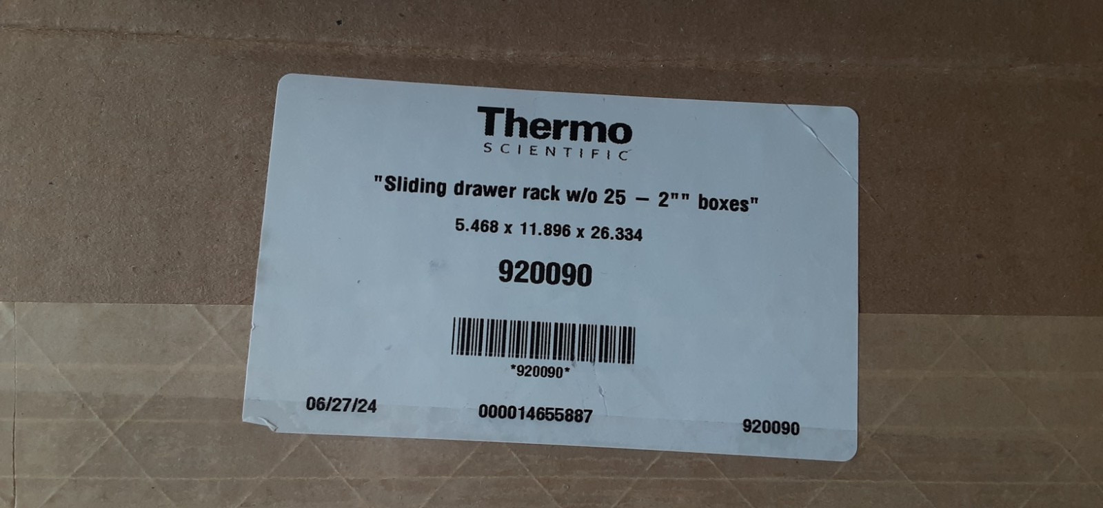 Thermo Scientific Freezer Rack w 5 Sliding Shelves Holds 25 Boxes 19200 G2U