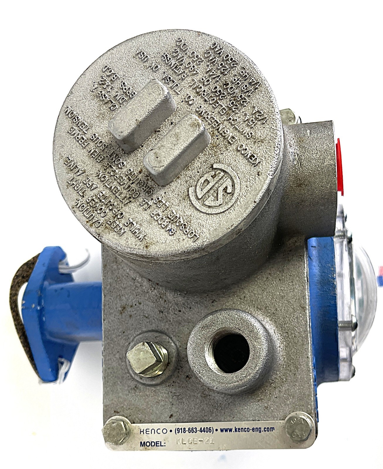 KENCO, KLCE-21, PRESSURE 70 PSI, 3/8″ VENT, OIL LEVEL CONTROLLER, SURPLUS