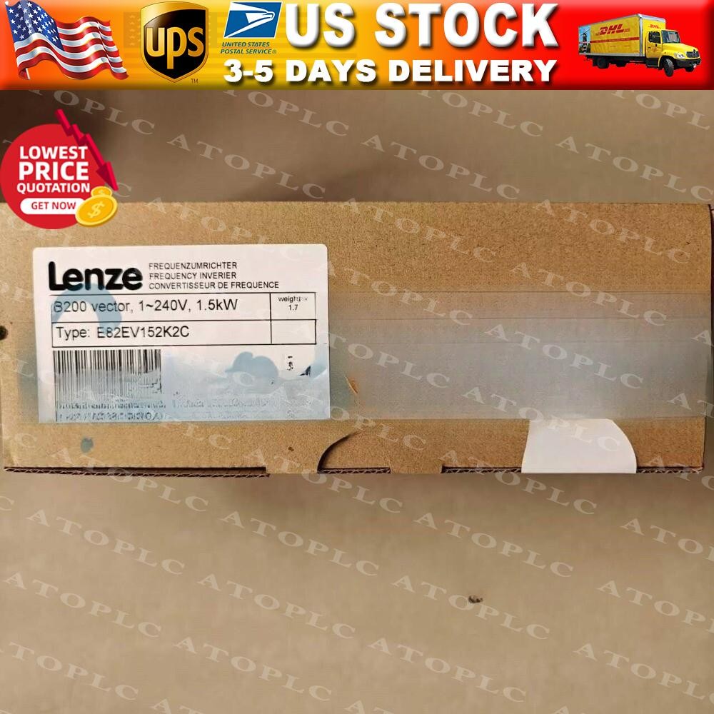 US Free TAX 1PC NEW LENZE E82EV152K2C E82EV152K-2C LENZE FREQUENCY INVERTER