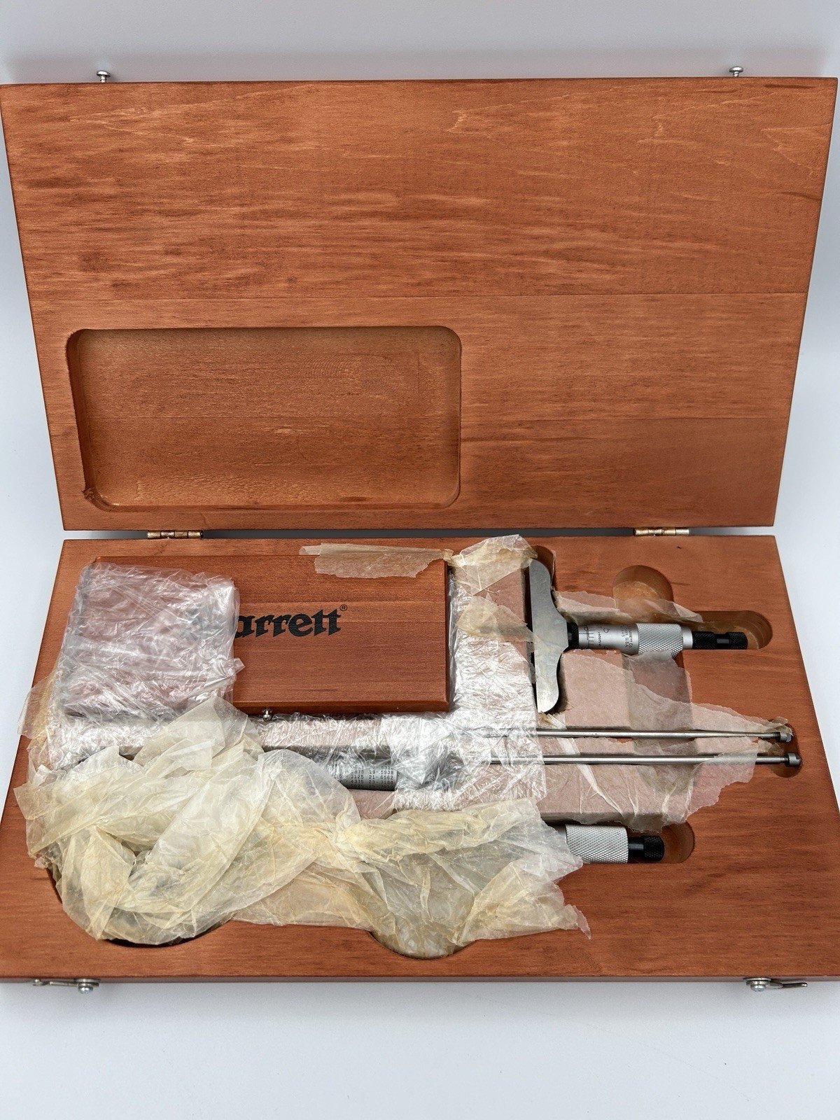 Starrett S906Z Depth Inside Outside Micrometer Set 230, 436, 445 Boxes & Papers