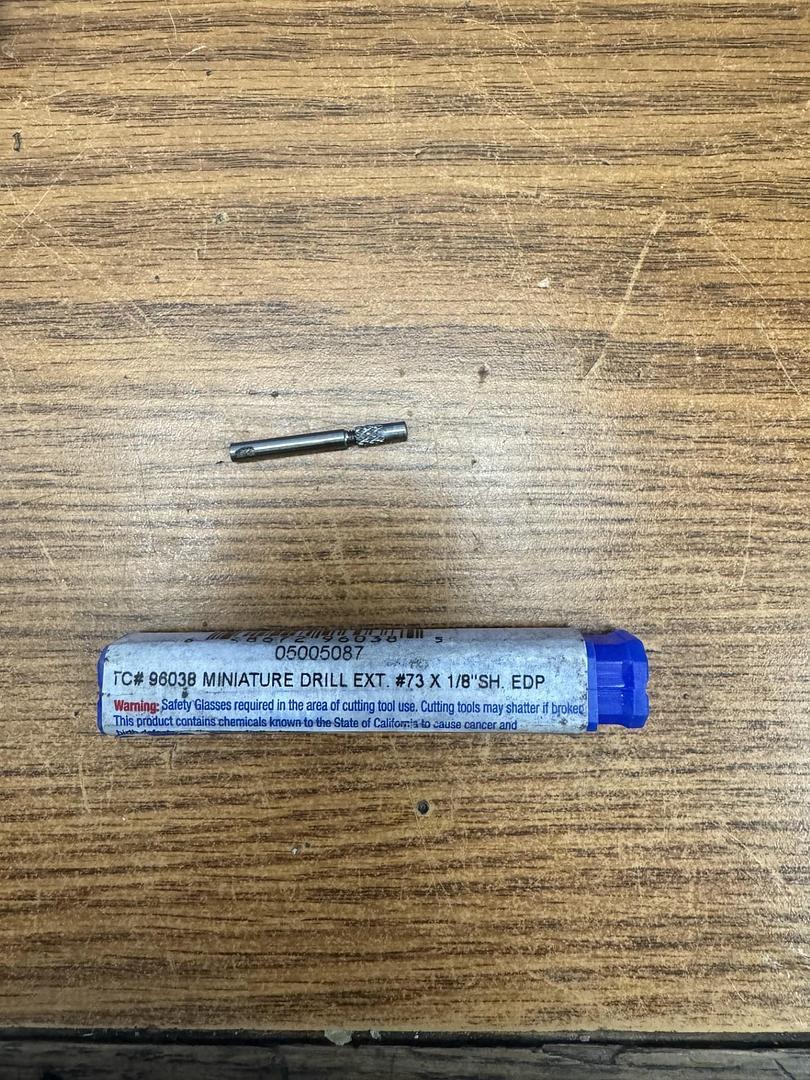 Whitney Tool 1/8″ Shank Miniature Drill Extension; #73 Drill Size GHA-132