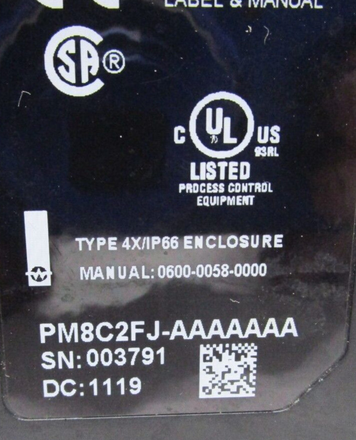 WATLOW PM8C2FJ-AAAAAAA INTEGRATED MULTI-FUNCTION CONTROLLER