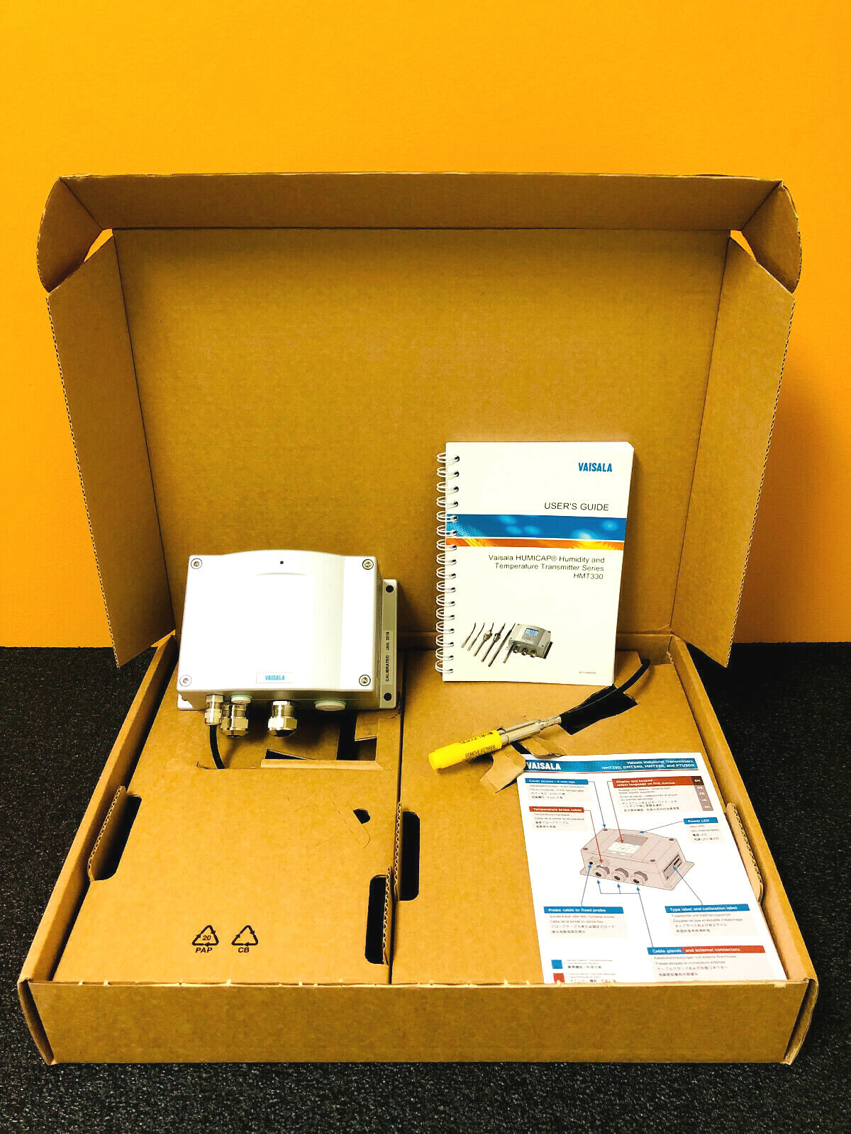Vaisala HMT337 -20° to +100°C, 0 to 100% RH, Humidity + Temperature Transmitter