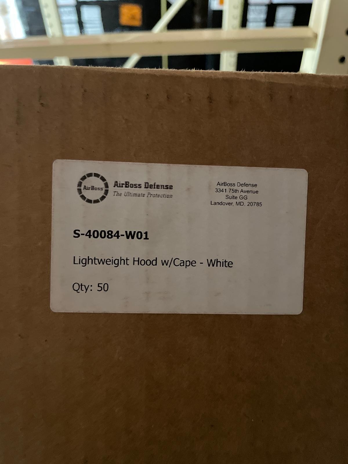 NEW AirBoss Defense Lightweight Hood with Cape S‑40084‑W01
