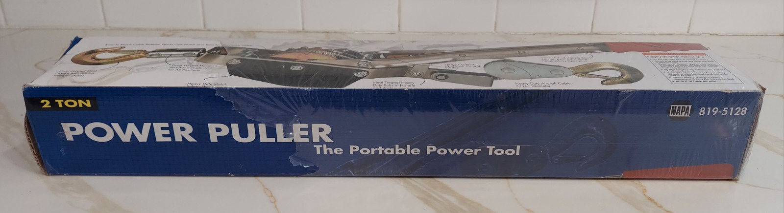NAPA 2 Ton Power Puller 819-5128, 6′ Max Pull, NEW IN BOX powrpull come along