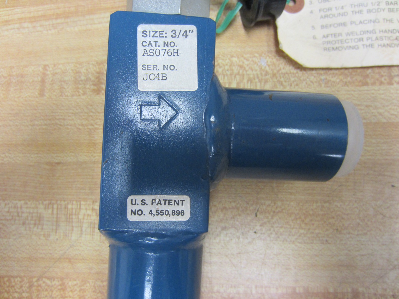 Hansen AS076H Angle Valve AS076H 3/4″ 400PSIG