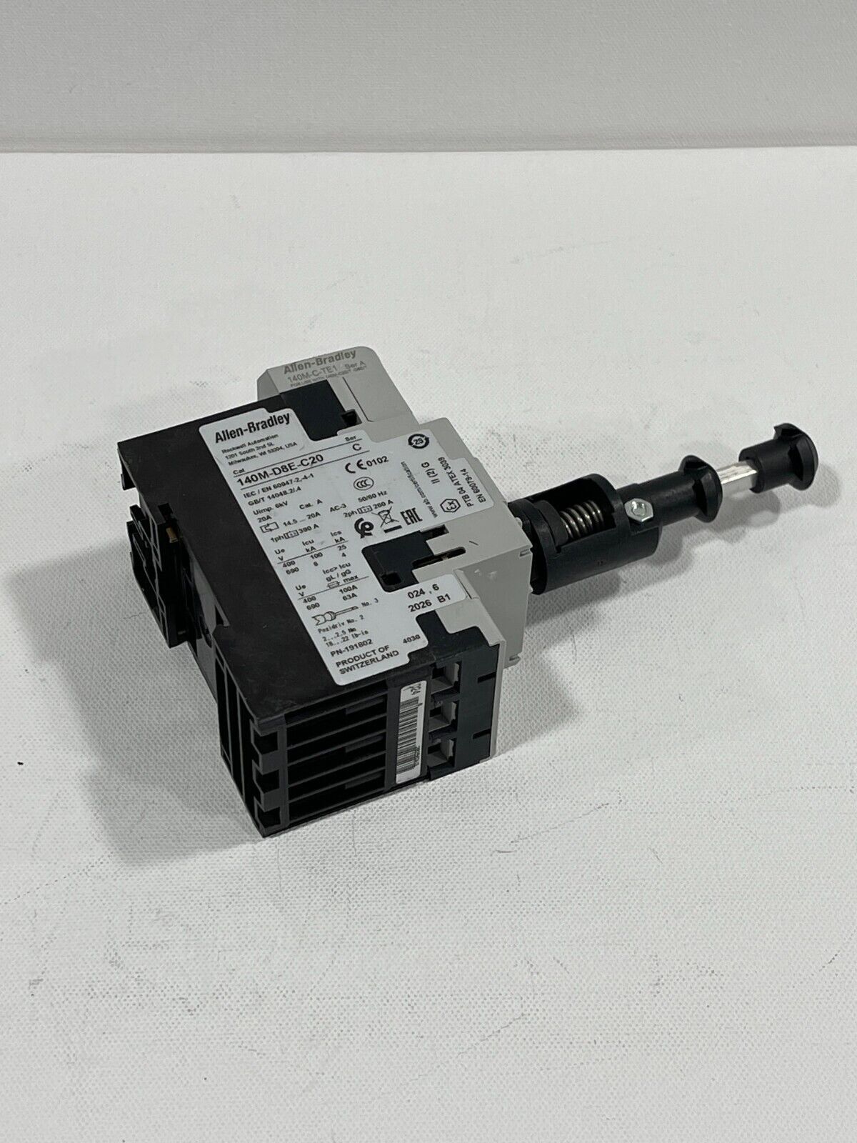 New! Allen Bradley 140M-D8E-C20 Circuit Breaker Motor Protection 14.5-20A