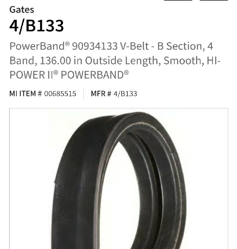 GATES 4/B133 / 4B133 (BRAND NEW) 9093-4133