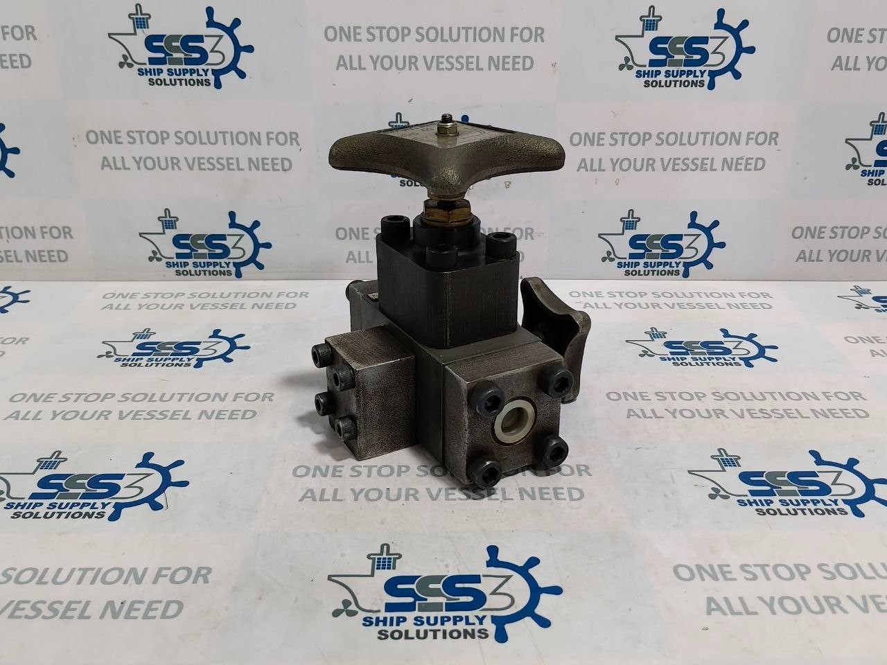 Hirose Valves HF-ACC-K-10X10-23 Hydraulic Valve Manifold Mount W/Handwheel