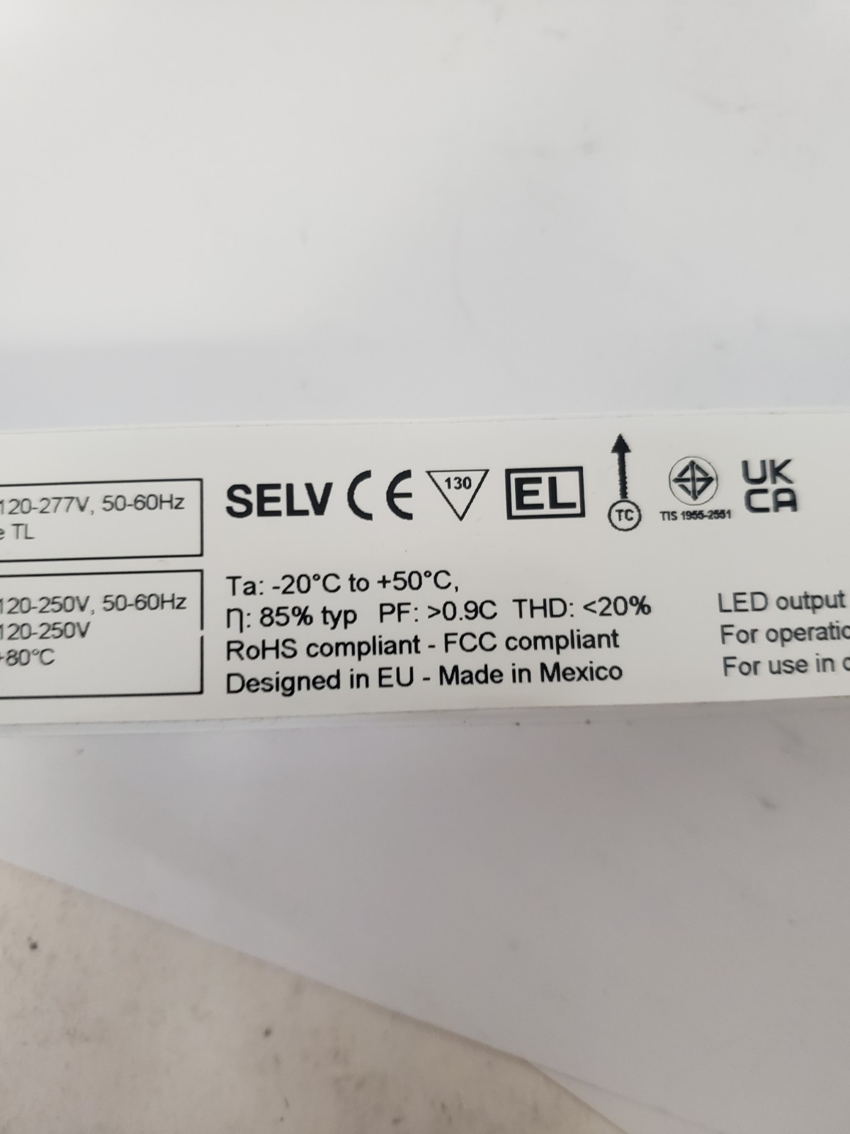 ELDOLED SOLODRIVE 561/L 50-60HZ AC 120-277V, NNB